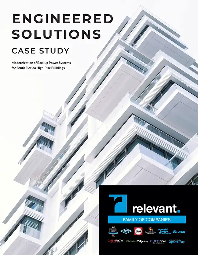 Back-up power systems case study by Relevant Industrial, illustrating how engineered standby power solutions were implemented to ensure operational continuity and reliability during outages in critical industrial environments.