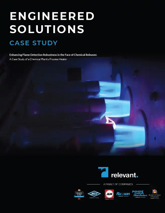 Case study image highlighting advancements in enhancing flame detection robustness, showcasing Relevant Industrial's engineered solutions for reliable fire safety.