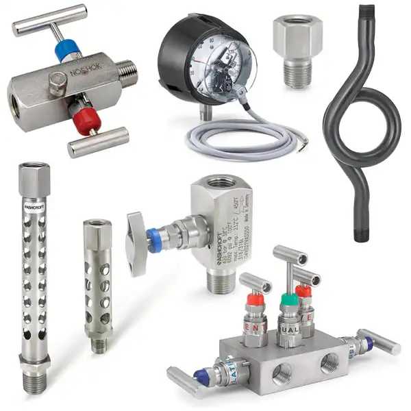 Instrumentation accessories by Relevant Industrial, highlighting support components such as fittings, enclosures, and mounting hardware engineered to enhance the performance, installation, and maintenance of industrial measurement systems.