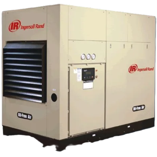 Branded PackageCARE™ service documentation and technician performing scheduled maintenance—representing Relevant Industrial’s all-inclusive preventive maintenance program for rotating equipment packages.