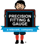 PF&G logo featured by Relevant Industrial, representing Precision Fitting & Gauge as a provider of high-quality instrumentation and measurement solutions.